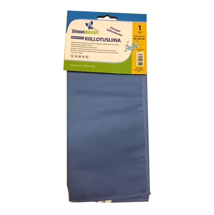 MIKROKUITULIINA KIILLOTUKSEEN 30*30 - Siivousliinat ja rätit - 6438159086554 - 1