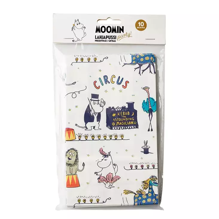 Lahjapussi 10kpl Moomin Sirkusmuumi - Viikkotarjoukset - 6411637671084 - 1