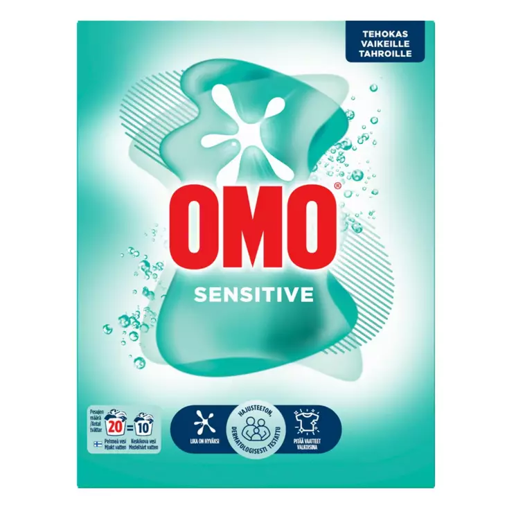 Omo 700G Sensitive Pyykinpesujauhe. - Pyykinpesujauheet - 8712561420204 - 1