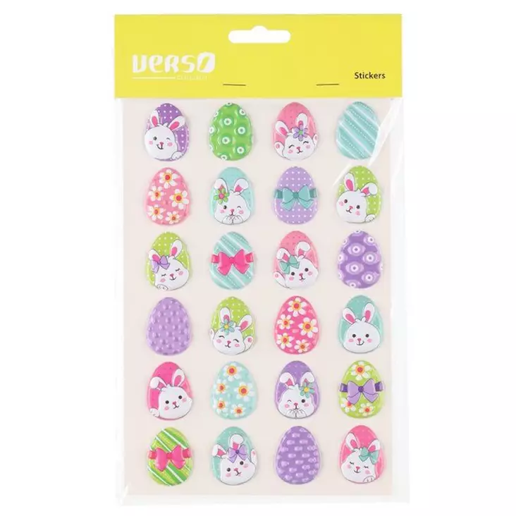 Pääsiäistarra muna - Pääsiäis koristeet ja -tarvikkeet - 6410416444154 - 1