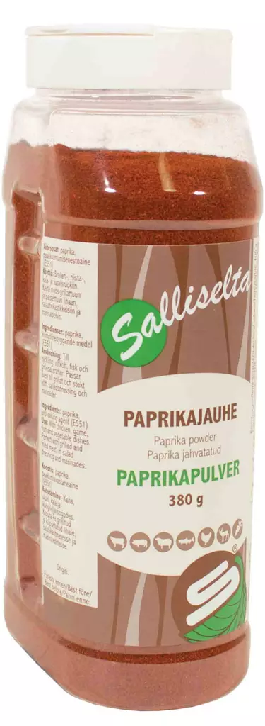 Paprikajauhe 380G Sallinen - Mausteet - 6436501005284 - 1