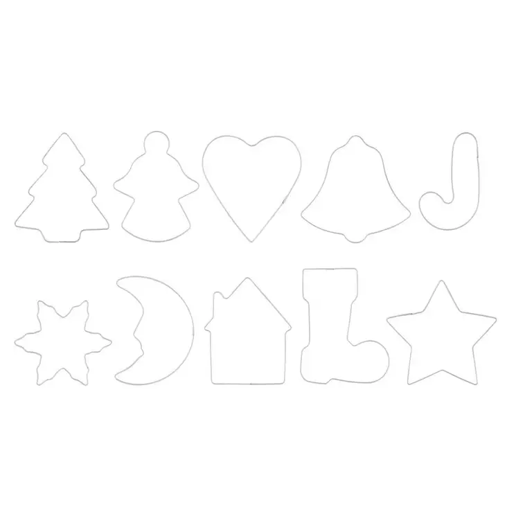 Piparkakkumuotti 10 kpl - Joulun keittiötarvikkeet - 6410413329904 - 1