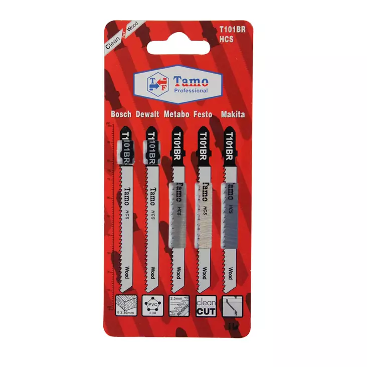 Pistosahanterä Puu 75mm Hieno - Pistosahanterät - 6420613770284 - 1