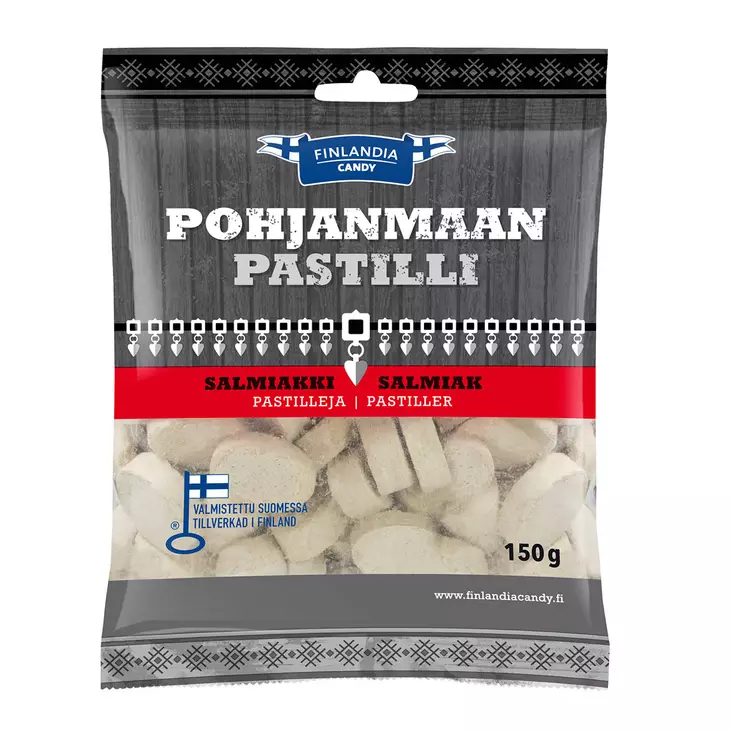 POHJANMAAN PASTILLI 150G SALMIAKKI - Pastillit - 6430050763794 - 1