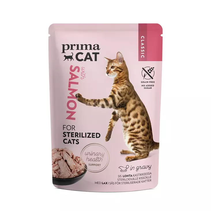 PrimaCat Lohta steriloiduille kissoille - Kissanruoat ja herkut - 6438554000414 - 1