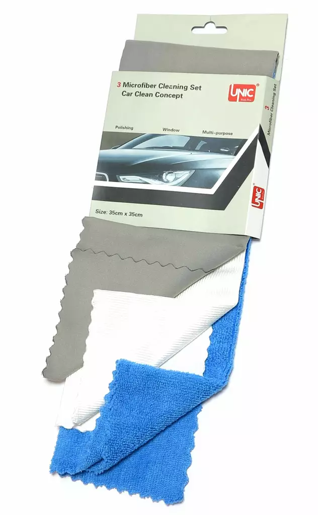 PUHDISTUSLIINASETTI UNIC 3KPL - Autonpesuharjat ja -sienet - 6438417025004 - 1