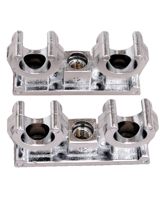 PUTKIPIDIN 2-OS 10MM/4KPL AVOIN KROMI OPAL - Käyttövesiliittimet ja tarvikkeet - 6413820228204 - 1