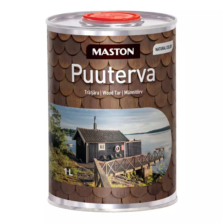 Puuterva 1L Maston - Puuöljyt ja puunsuoja-aineet - 6412490046934 - 1