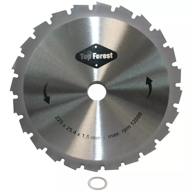 Raivaussahanterä 225x25,4x1,5mm holkki - Sahanterät - 6430074696054 - 1