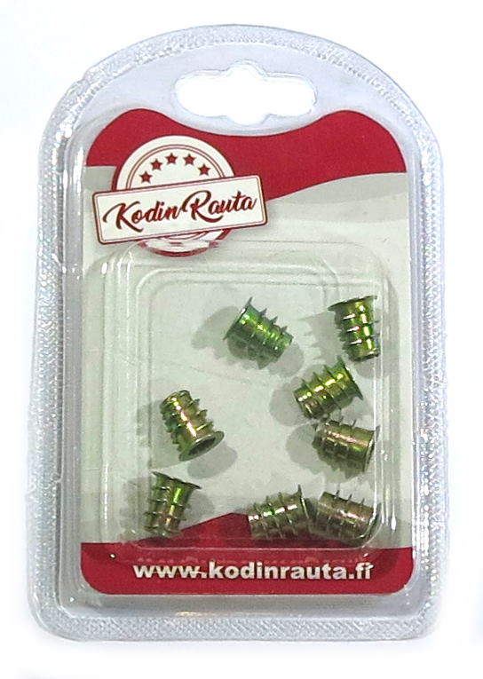 RAMPAMUTTERI M6 8KPL - Pultit ja mutterit - 6438417017894 - 1