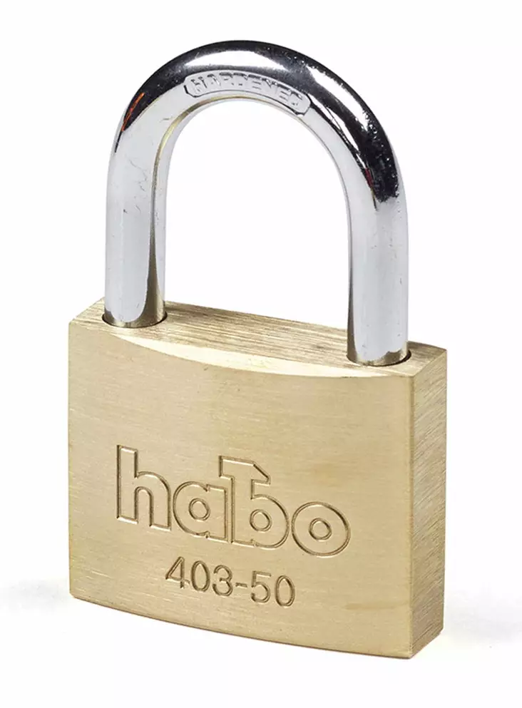 RIIPPULUKKO HABO 403-50 MESSINKI - Riippulukot, kassalippaat ja kassakaapit - 7317900173394 - 1