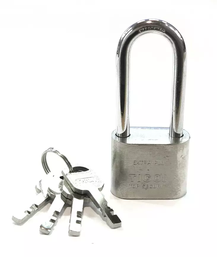 RIIPPULUKKO PITKÄ 40MM TIGON - Riippulukot, kassalippaat ja kassakaapit - 6438417029644 - 1