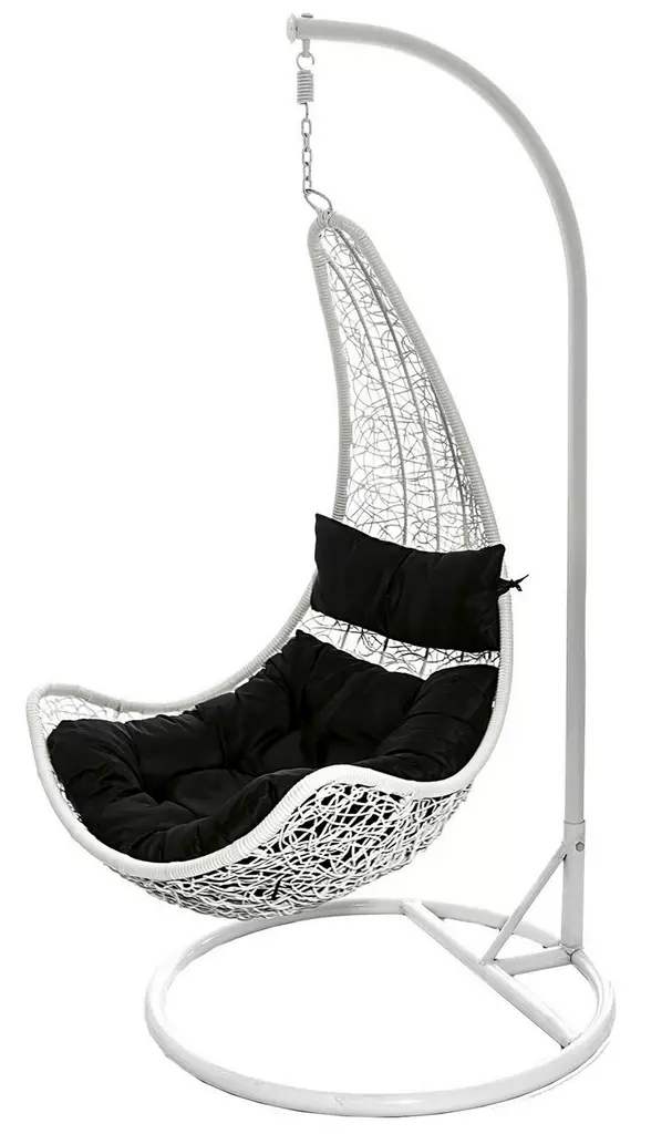 Riipputuoli Bahama valkoinen telineellä - Riipputuolit - 6438168095714 - 1