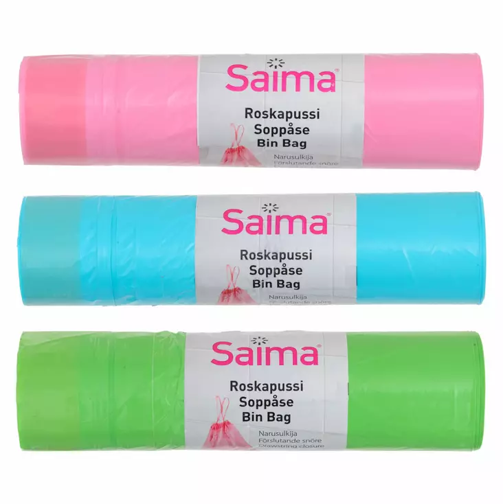 Roskapussi 30l narusulkija 20 kpl rll - Roskapussit - 6410412776044 - 1