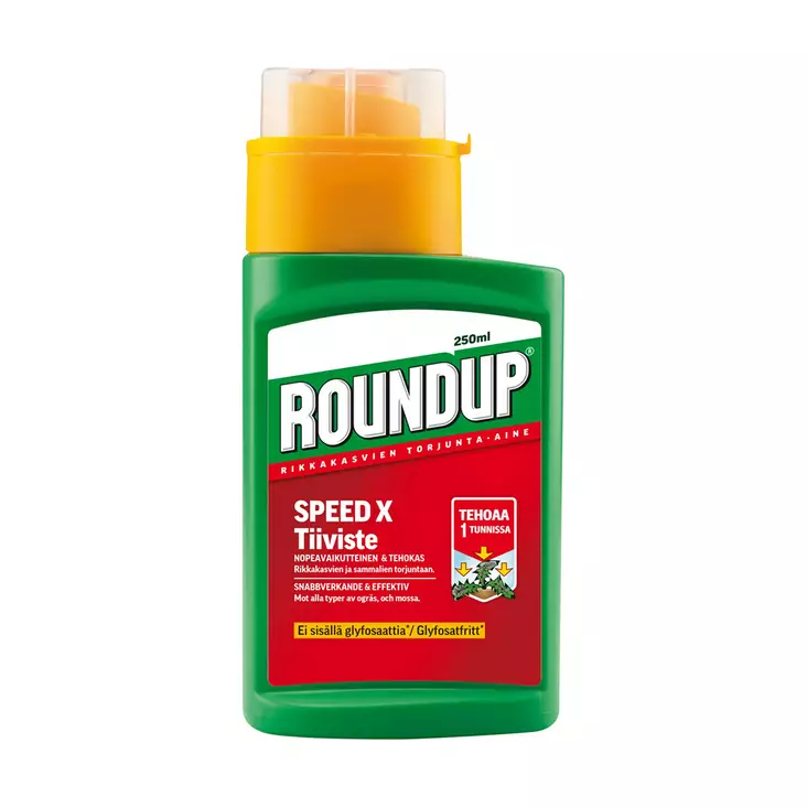 Roundup Speed X rikkakasvien torjunta-aine tiiviste 250 ml - Kasviravinteet ja myrkyt - 5707441553694 - 1