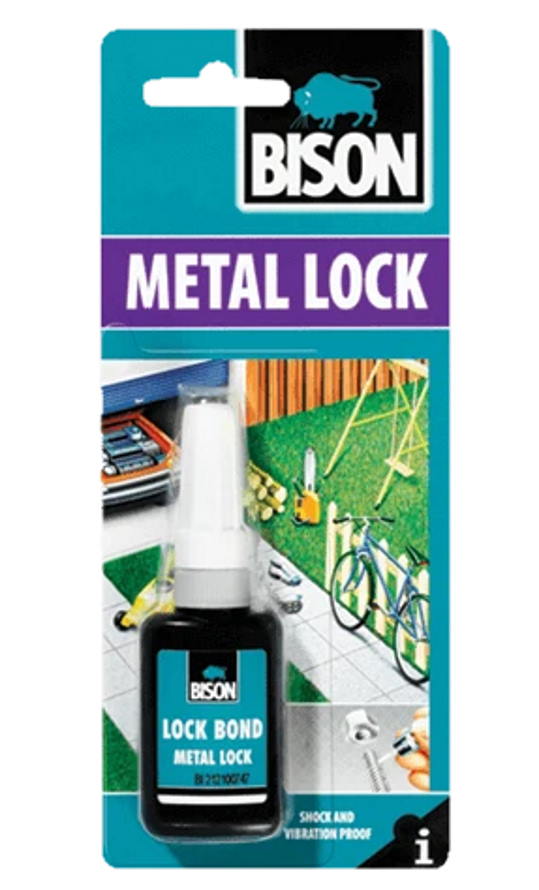 RUUVILUKITE BISON Metal Lock 10 ml - Muut liimat ja tiivisteet - 8710439037134 - 1