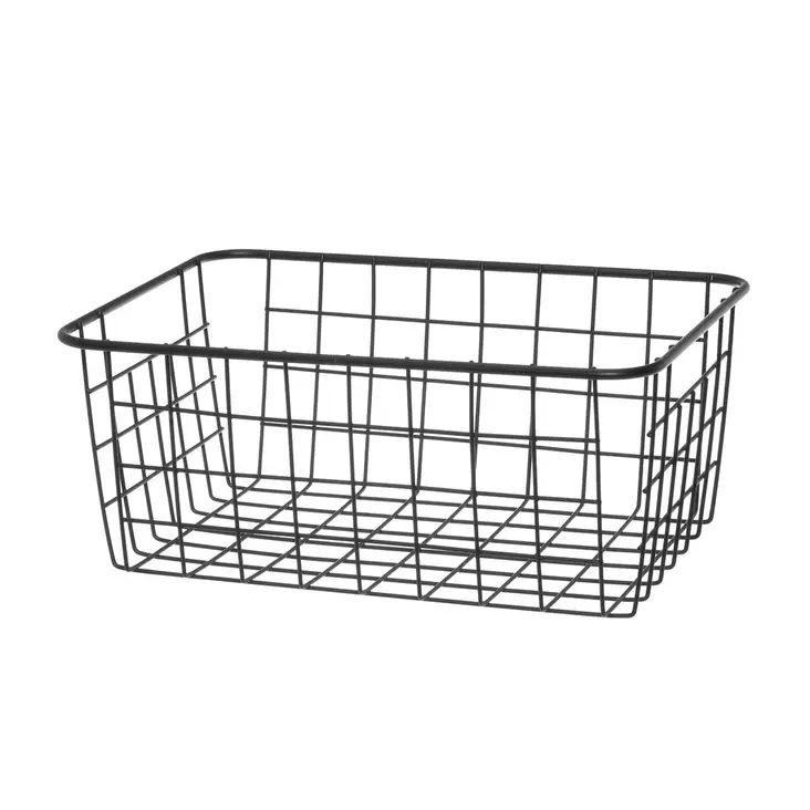 Säilytyskori Nova musta 28x22x12,5 cm - Sisustuskorit ja puulaatikot - 6410416427584 - 1