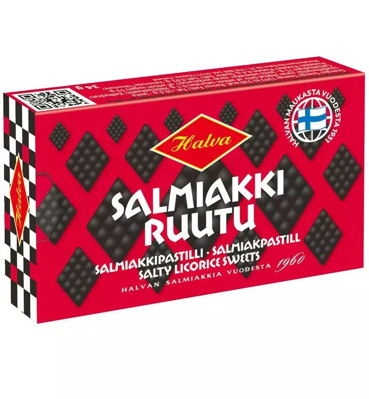 Salmiakki 34g Halva - Makeiset ja naposteltavat - 6420900007734 - 1