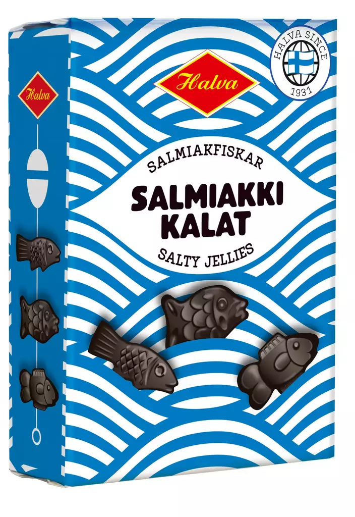 Salmiakkikalat 240g Halva - Makeiset ja naposteltavat - 6420900004054 - 1