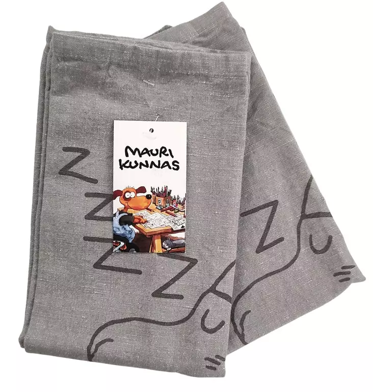 Sauna pefletti Mauri Kunnas harmaa - Saunatekstiilit ja laudeliinat - 6418349170904 - 1