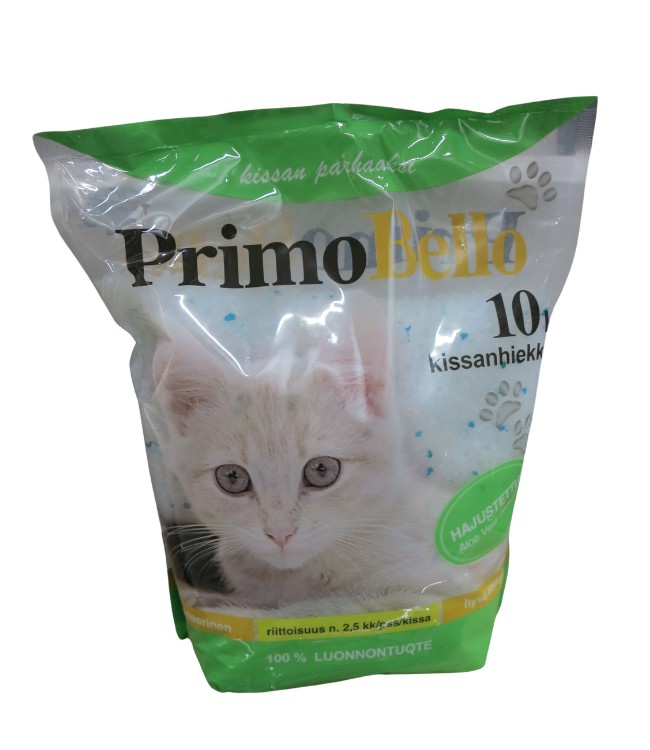 Silica kissanhiekka 10L aloe vera - Kissanhiekat ja hiekkalaatikot - 6438159018364 - 1