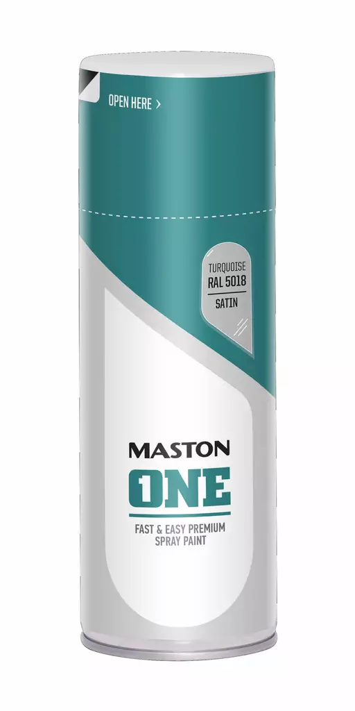 MASTON ONE TURKOOSI 5018 400ml - Spraymaalit - 6412490023034 - 1