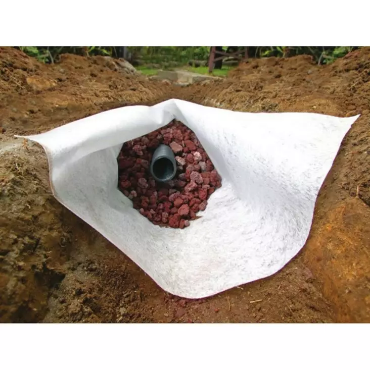 SUODATINKANGAS 5X10M 100G/M2 - Suodatinkankaat ja juurimatot - 6438168103204 - 1