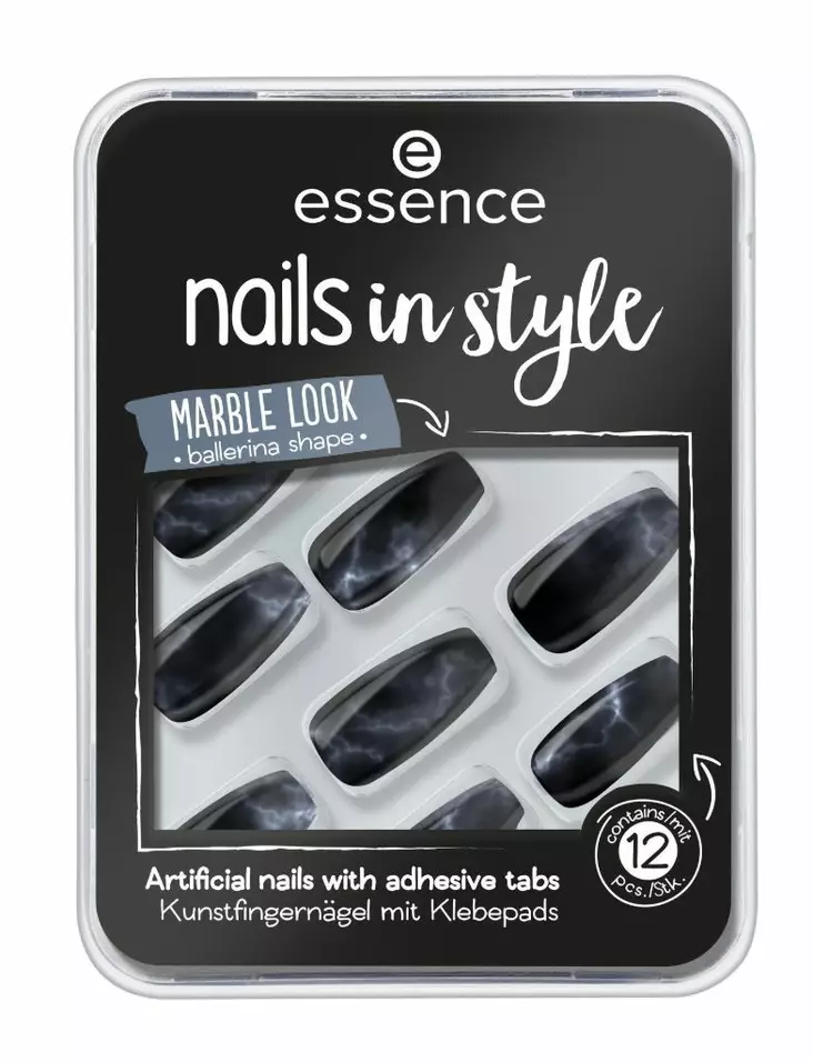 TEKOKYNNET essence nails in style tekokynnet 10 12kpl - Kynsilakat ja kynsimeikit - 4059729323774 - 1