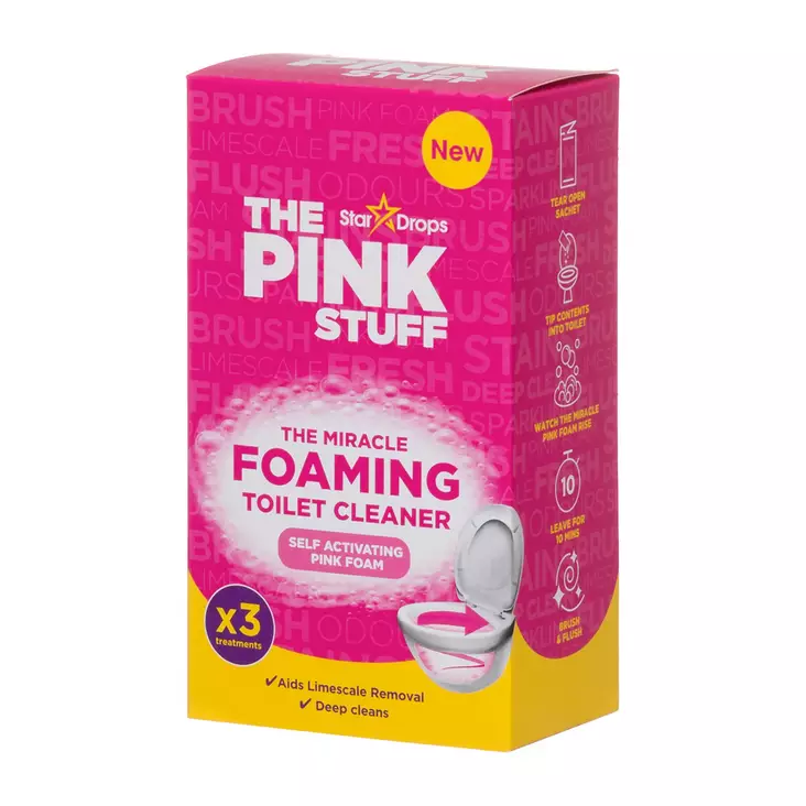 PINK STUFF Miracle wc vaahtojauhe 300 g - WC-puhdistusaineet - 5060033821664 - 1