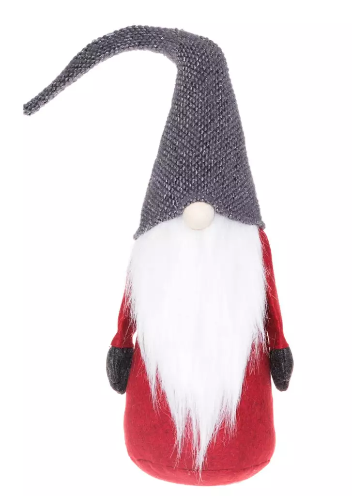 TONTTU TUMMANHARMAA NEULELAKKI - Jouluasusteet ja tonttulakit - 6410413217874 - 1