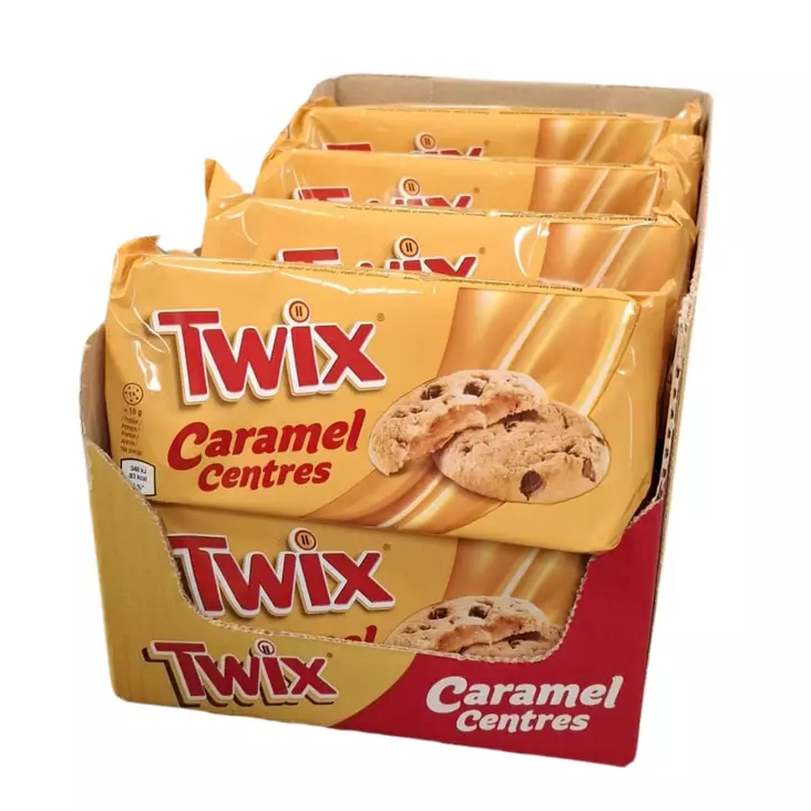 Twix Cookie 144g 8pkt laatikko - Leivät, keksit ja leivonnaiset - 5056357900284 - 1