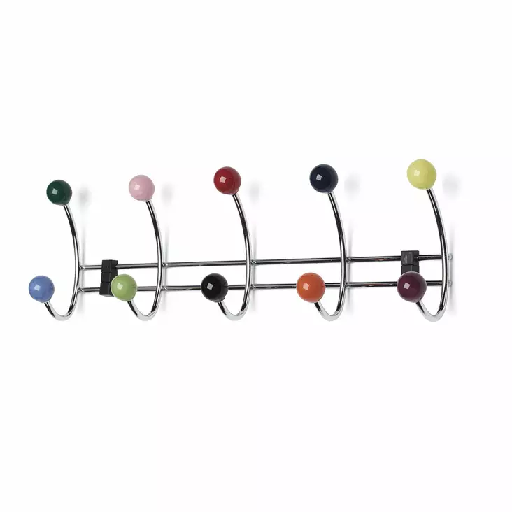 VAATENAULAKKO BERRY-5 Moniväri / kromattu HABO - Koukut, naulakot ja telineet - 7317900155314 - 1