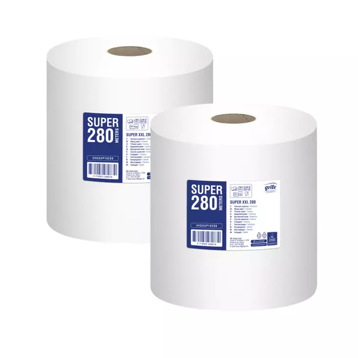 Paperipyyhe Grite super XXL 280 säkki - Käsipaperit - 4770023348354 - 1