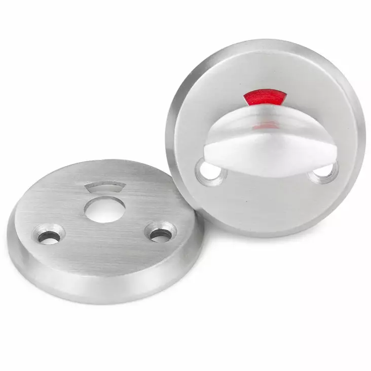 WC-VÄÄNTÖNUPPI A262 Harjattu alumiini HABO - Vetimet ja kaappihelat - 7317900186844 - 1