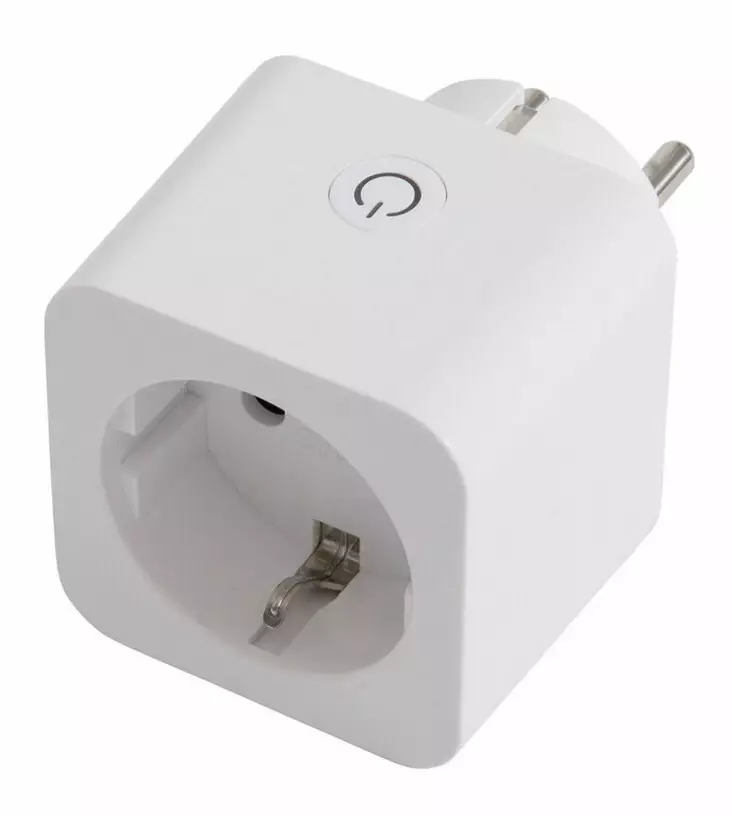 Wifi pistorasia et=C3=A4ohjauksella energiankulutusmittari Airam smart=
home - Jatkojohdot, kaapelikelat ja tarvikkeet - 6435200280664 - 1