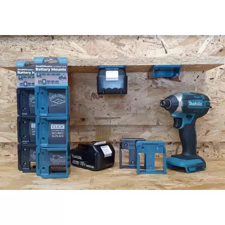 Akunpidike MAKITA 40V akulle 6kpl StealthMounts - Työkaluakut ja -laturit - 728488325995 - 2