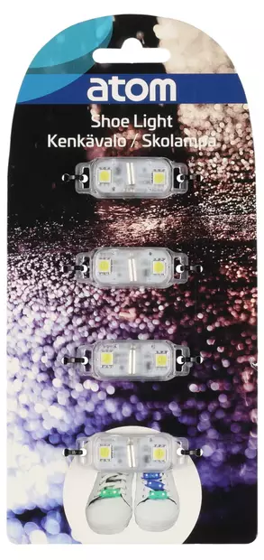 Atom Kenkävalo 4kpl kirkas - Työkengät - 6410413346635 - 1