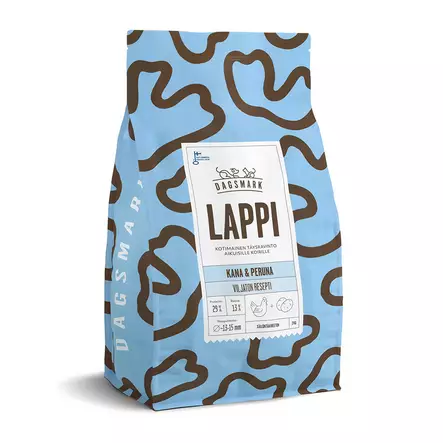 DM LAPPI viljaton kana-peruna 2 kg - Koiranruoat ja herkut - 6430066386055 - 1