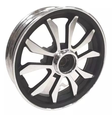 Nelipy=C3=B6r=C3=A4isen senioriskootterin etuvanne alumiinivanne s=C3=A4=
hk=C3=B6skootteri - Sähköskootteri renkaat, vanteet, lokarit - 833455 - 1