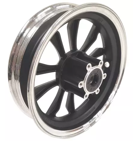 Nelipy=C3=B6r=C3=A4isen senioriskootterin etuvanne alumiinivanne s=C3=A4=
hk=C3=B6skootteri - Sähköskootteri renkaat, vanteet, lokarit - 833455 - 2