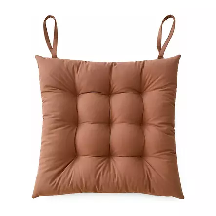 Istuinyyny topattu ruskea - Istuintyynyt ja pehmusteet - 6438159397025 - 1