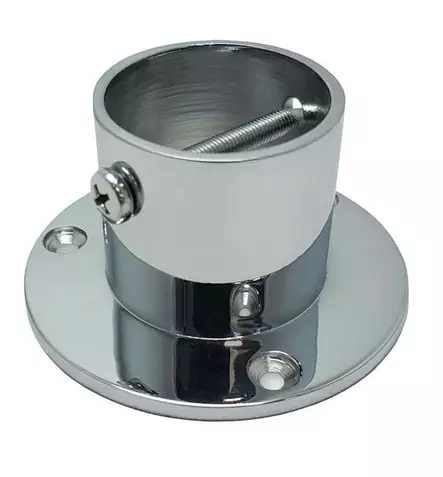 KAIDEKÖYSI SEINÄKIINNIKE 35MM KROMI - Kaideköydet ja kiinnikkeet - 6430045428615 - 1