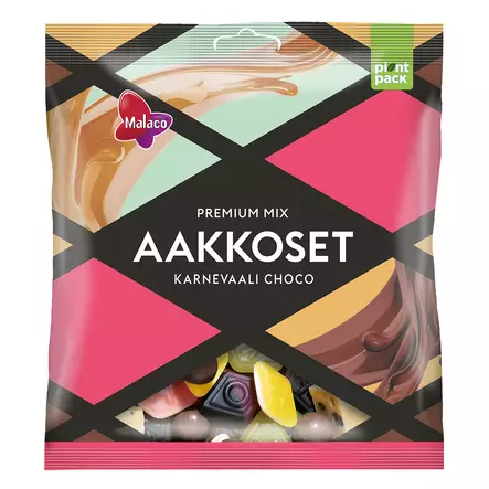 Malaco Aakkoset Karnevaali Choco 280g - Makeiset ja naposteltavat - 6420256911815 - 1