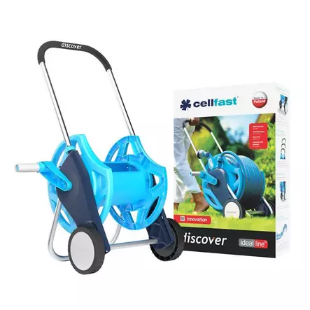 Letkukärry 1/2" 60m Cellfast Discover - Puutarhaletkut ja letkukelat - 5901828856495 - 1