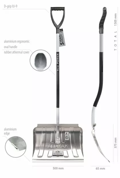 Alumiininen lumenty=C3=B6nnin - Lumentyöntimet - 5905197142135 - 2