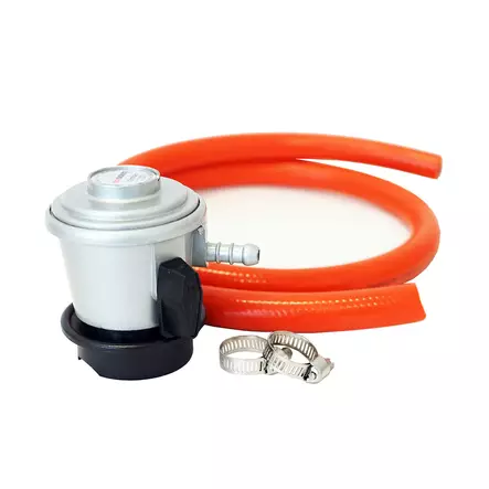 Matalapainesäädin 120cm letkulla - Kaasuletkut ja säätimet - 6430066036905 - 1