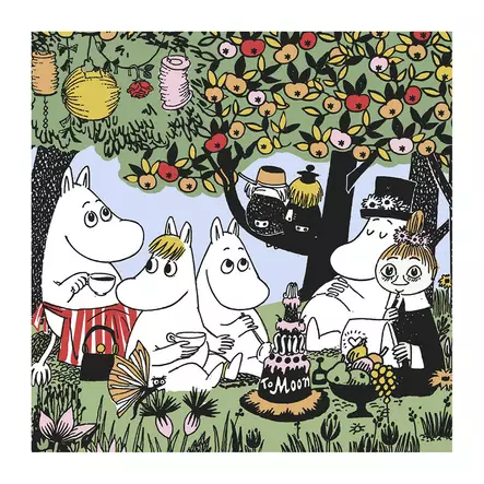 Servetti Moomin Partymuumi 33cm - Lounas-servetit 33x33 - 6411630303005 - 1