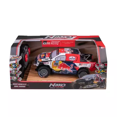 NIKKO Toyota Gazoo Racing Dakar RC Red Bull radio-ohjattava auto - Leluajoneuvot - 4894716105915 - 2