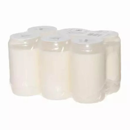 Öljykynttilä valkoinen 6 kpl 45 h - Öljykynttilät - 6410416420035 - 1