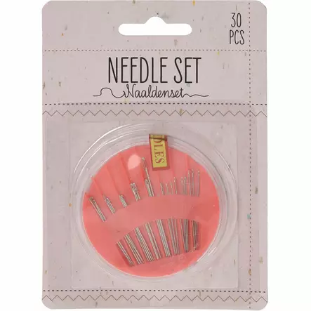 OMPELUNEULAT 30 KPL / PKT - Ompelulangat ja ompelutarvikkeet - 8720573292375 - 1